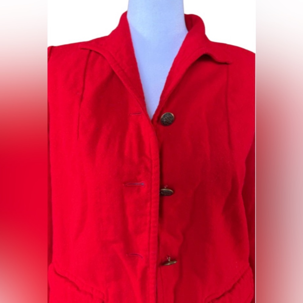 Pendleton Vintage Red Women's Blazer - Picture 3 of 7